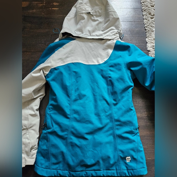 Orage snowboarding jacket size XS turquoise off white winter ski snow outdoor - Picture 4 of 10